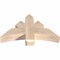 Ekena Millwork Alberta Smooth Timber Gable Bracket, Douglas Fir, 36"W x 21"H x 5 1/2"D x 5 1/2"F, 14/12 Pitch GBW036X21X0606ALB00SDF - alternate 3